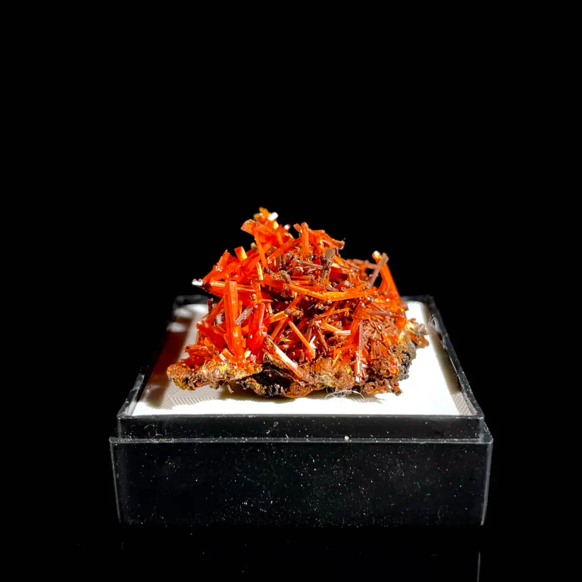 Natural Australian Crocoite Crystal Specimen | Rare Lead Chromate Mineral on Matrix | Collector’s Grade | 3.5*3*1.5 cm