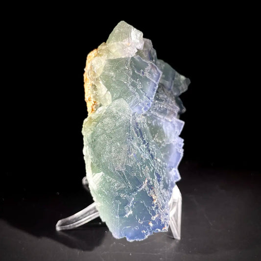 Natural Bule Fluorite Crystal Specimen | Hunan, China | 660g | 12*10*4cm