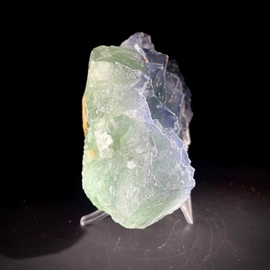 Natural Bule Fluorite Crystal Specimen | Hunan, China | 1370g | 17*10*5cm