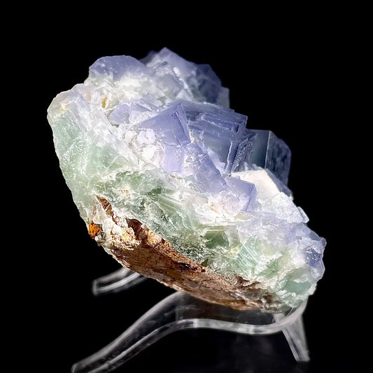 Natural Bule Fluorite Crystal Specimen | Hunan, China | 280g | 10*6*3.5cm