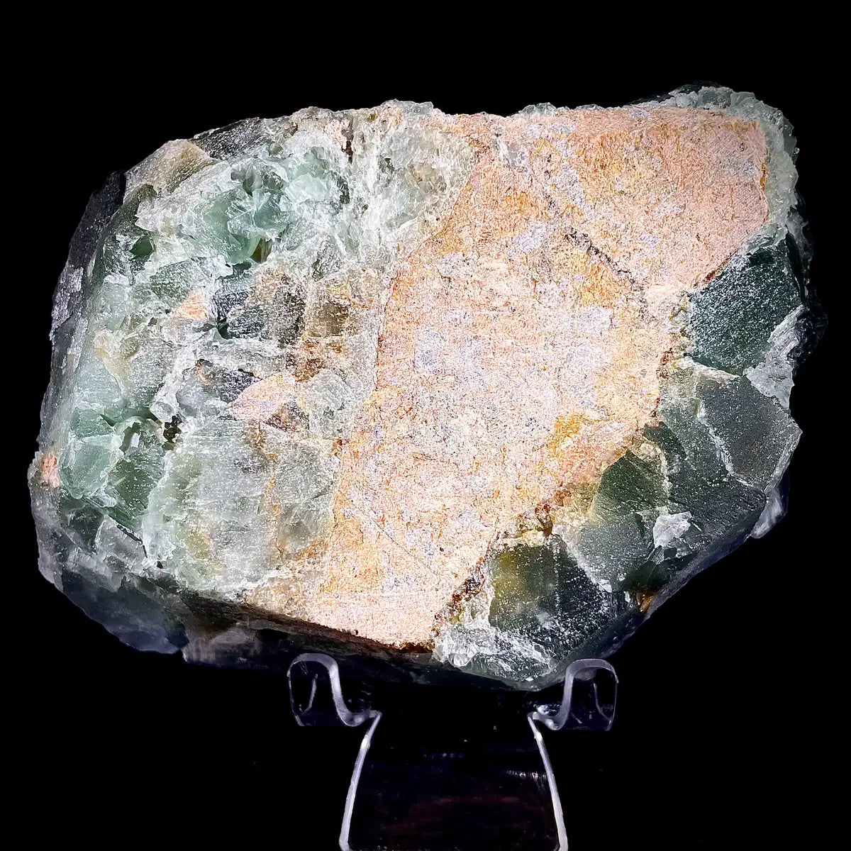 Natural Bule Fluorite Crystal Specimen | Hunan, China | 1820g |15*11*7cm