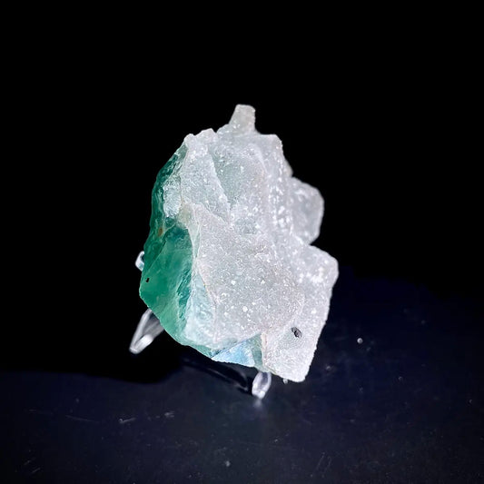 Natural Octahedral Sugar Fluorite | Zhejiang, China | 420g |14*6.5*4.5cm