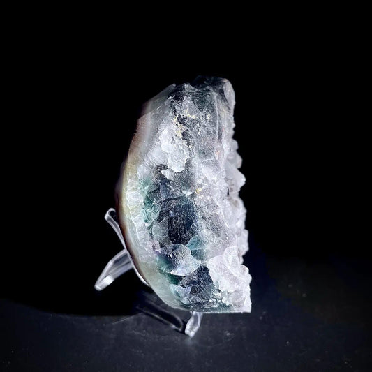 Natural Octahedral Sugar Fluorite | Zhejiang, China | 460g |9.5*3.5*7cm
