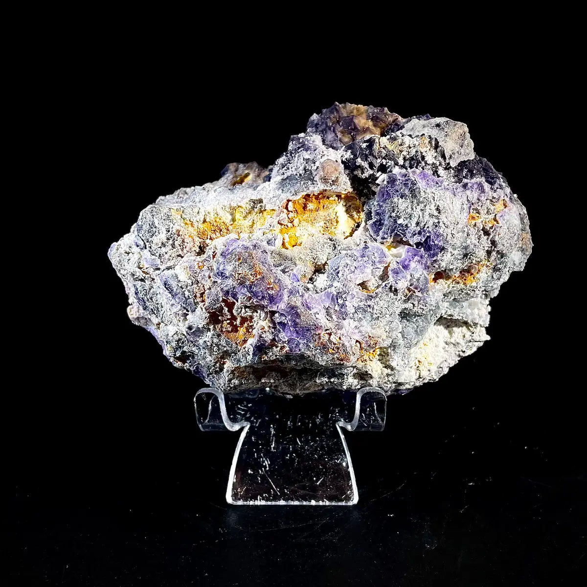 Natural Octahedral Sugar Fluorite | Zhejiang, China | 830g |14.5*10.5*7cm