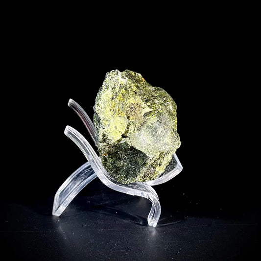 Natural Green Epidote& Tourmaline Specimen | Madagascar | 160 g | 7*4.5*3 cm