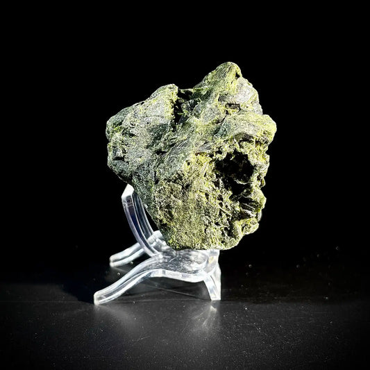 Natural Green Epidote& Tourmaline Specimen | Madagascar | 200 g | 7*4*5 cm