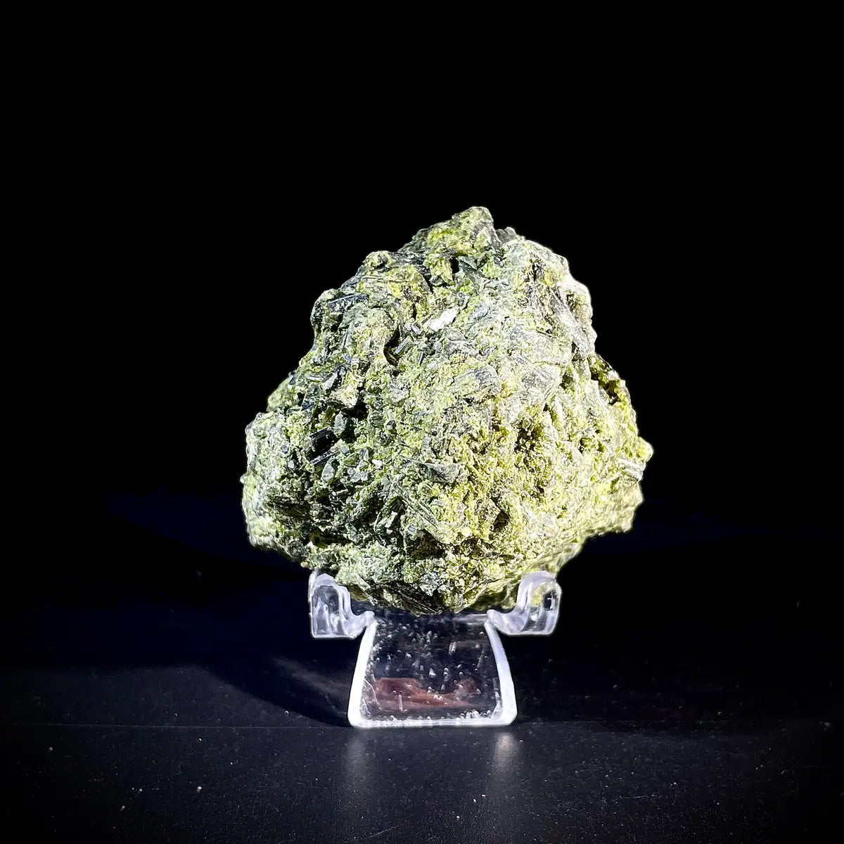 Natural Green Epidote& Tourmaline Specimen | Madagascar | 100 g | 5*5*3.5 cm