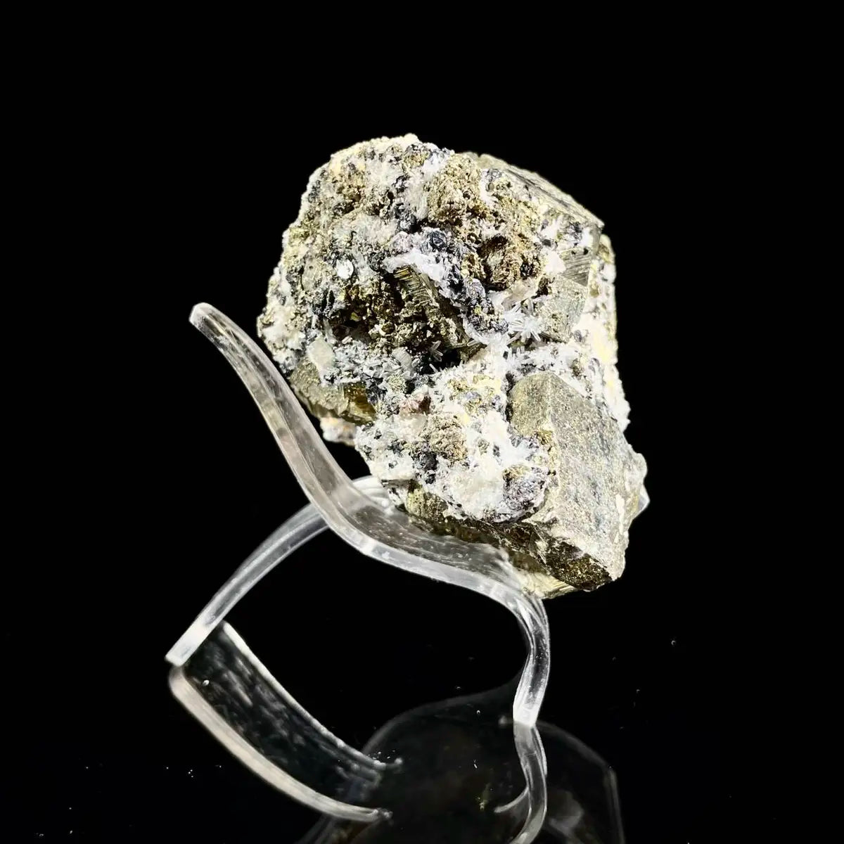 Natural Peruvian Chalcopyrite Mineral Specimen | 400 g | 8.5*7.5*5.5 cm | Sulfide Minerals | Peru
