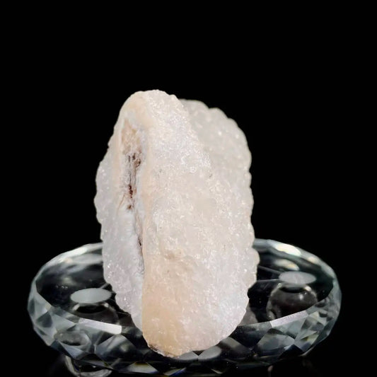 Natural Indian Apophyllite Crystal Cluster | India |310g | 12× 5.5 × 4.5 cm | Quartz & Carbonate Mineral Specimen | Uruguay