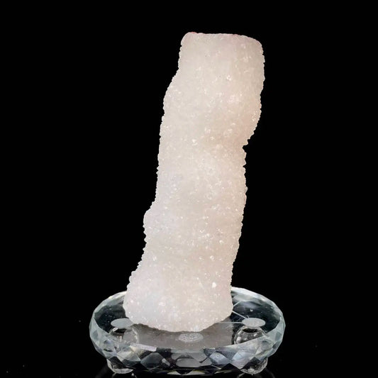 Natural Indian Apophyllite Crystal Cluster | India |530g | 13.5 × 6 × 5 cm | Quartz & Carbonate Mineral Specimen | Uruguay