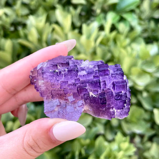 A414-Xinjiang Matrix Fluorite Specimen | Xinjiang, China | 30g | 5.5*4*3 cm | Fluorite on Matrix | Collector Mineral Sample