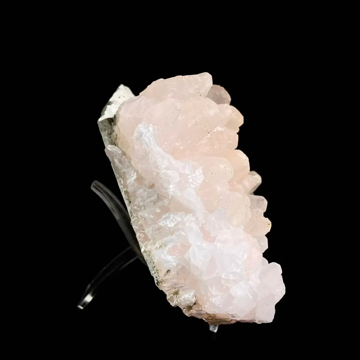 Natural Pink Calcite Cluster on Matrix | Rare Carbonate Mineral Specimen | Mineral Collection | 890 g | 16*9.5*5 cm