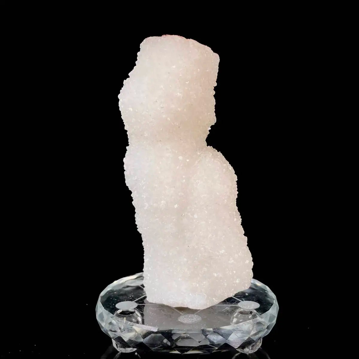 Natural Indian Apophyllite Crystal Cluster | India |530g | 13.5 × 6 × 5 cm | Quartz & Carbonate Mineral Specimen | Uruguay