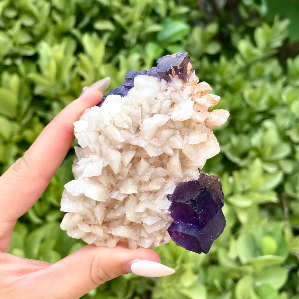 Xinjiang Matrix Fluorite Specimen | Xinjiang, China | 180g | 8.5*7.5*3cm | Fluorite on Matrix | Collector Mineral Sample