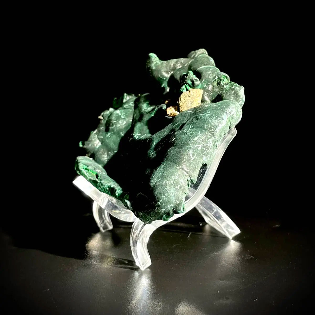 Natural Congo Velvet Malachite Specimen | Katanga , DR Congo | 30 g | 5.5*4.5*1.5 cm