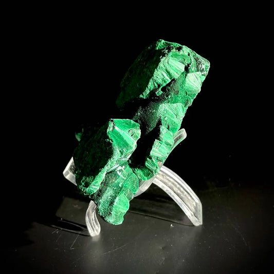Natural Congo Velvet Malachite Specimen | Katanga, DR Congo | 270 g | 9*6.5*2.5 cm