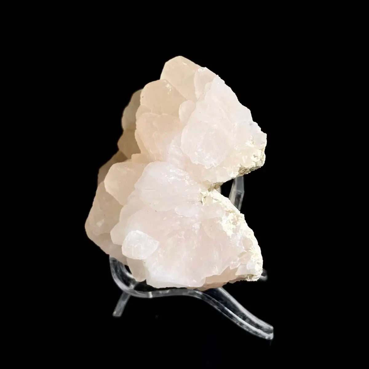Natural Pink Calcite Cluster on Matrix | Rare Carbonate Mineral Specimen | Mineral Collection | 320 g | 10*7*5 cm
