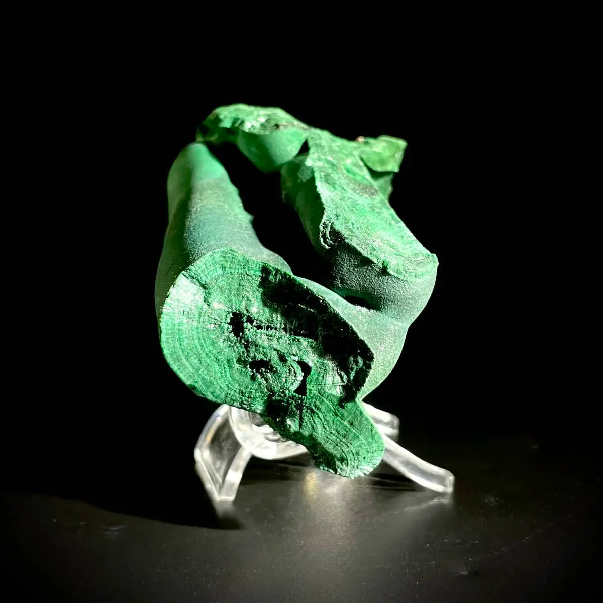 Natural Stalactitic Malachite Specimen | Katanga, DR Congo | 190 g | 6.5*4*4 cm