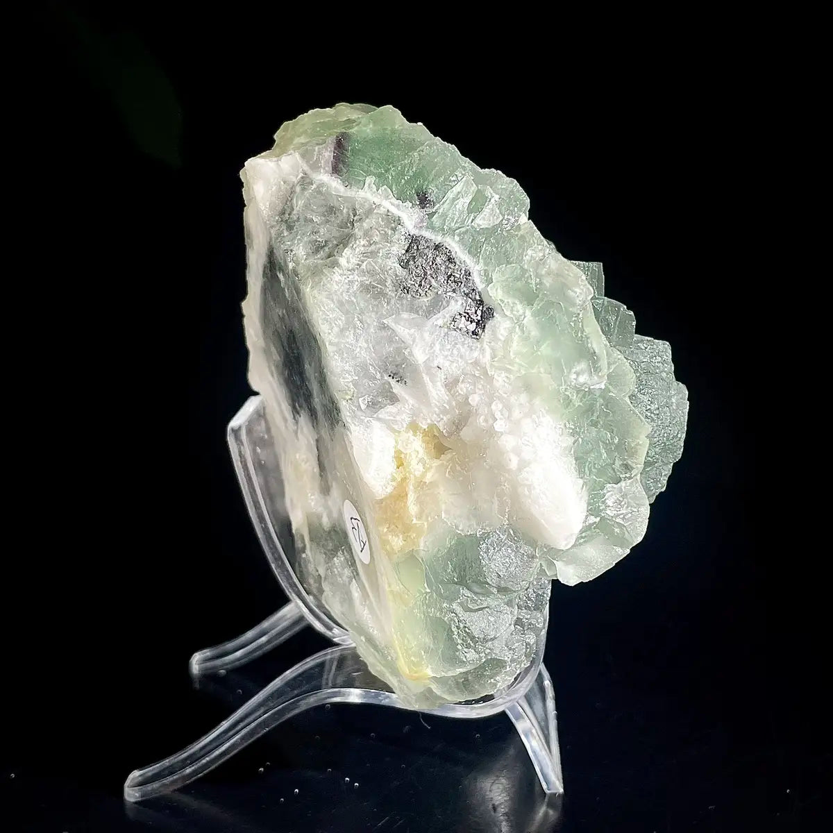 Natural Green Fluorite Crystal Specimen | Hunan, China | 770g | 10*10*6cm