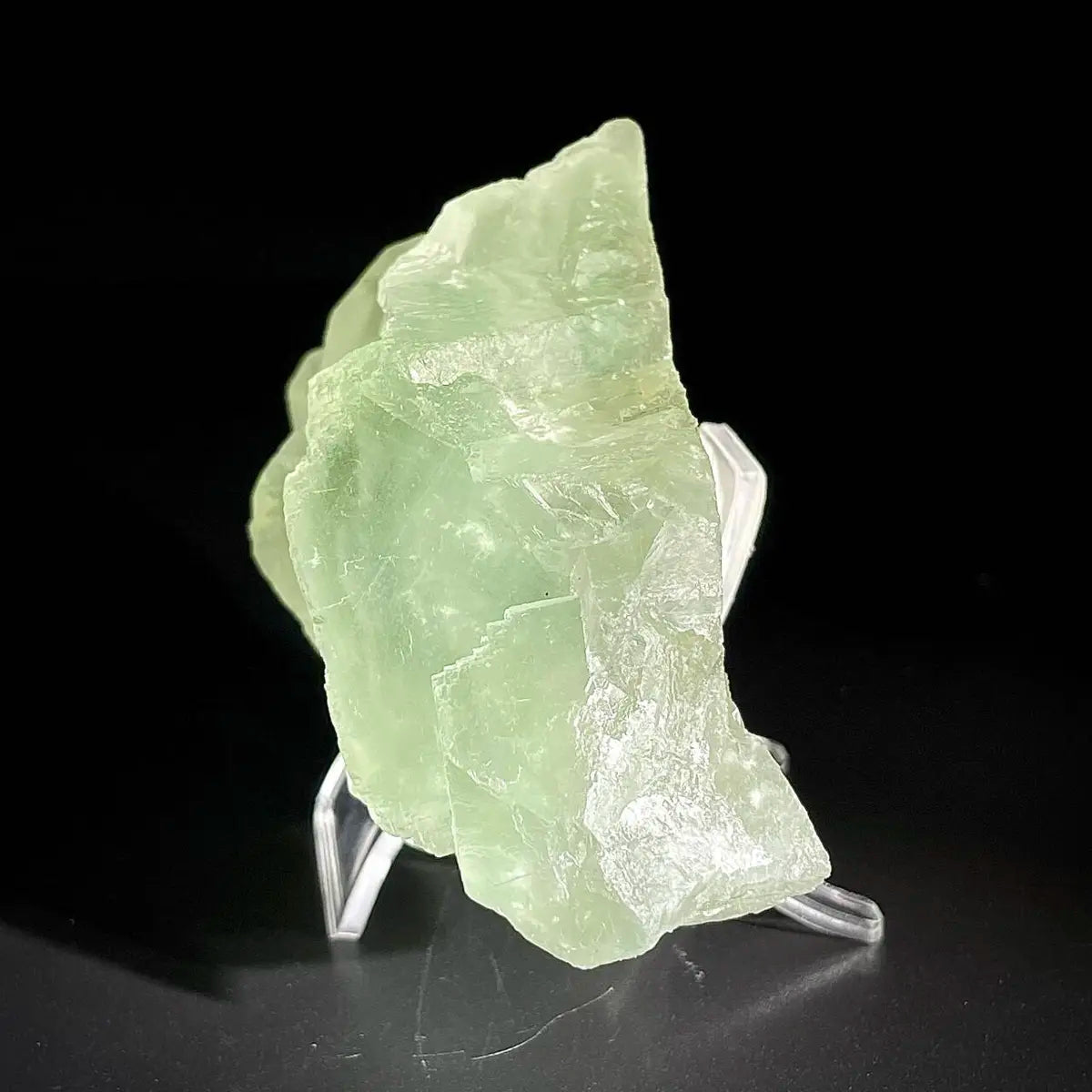 Natural Green Fluorite Crystal Specimen | Hunan, China | 340g | 10*16*4.5cm