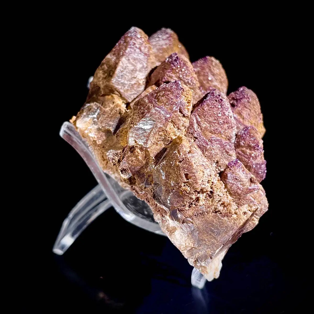 Natural Dogtooth Calcite Crystal Cluster on Matrix | Rare Carbonate Mineral Specimen | Mineral Collection | 170 g | 9.5*5*3.5 cm