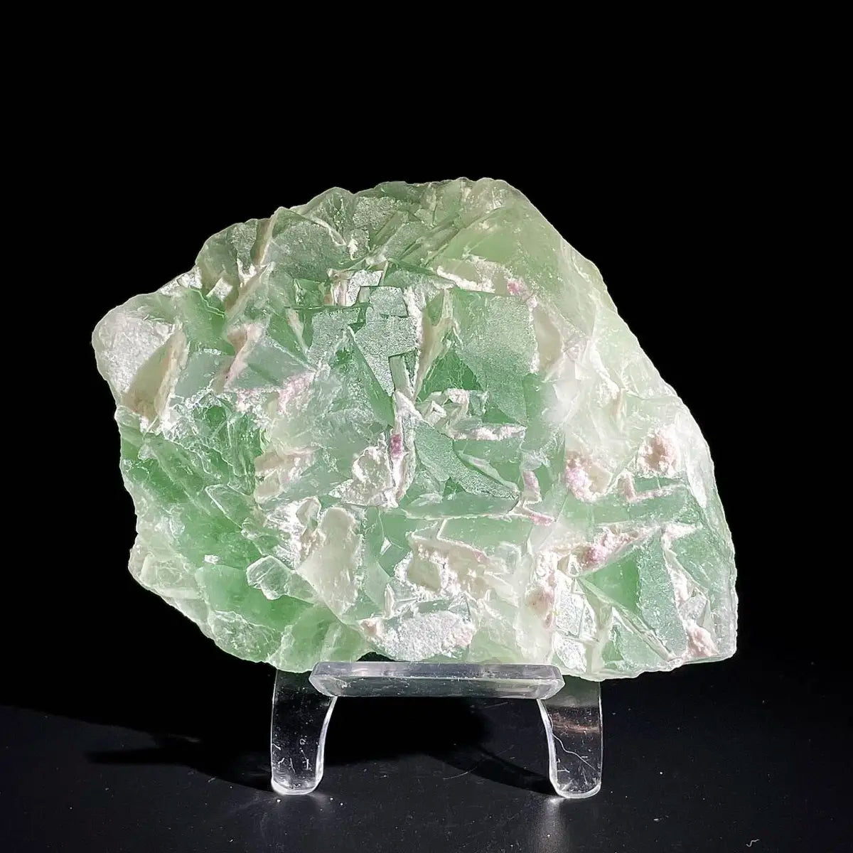 Natural Green Fluorite Crystal Specimen | Hunan, China |770g | 12*9.5*5cm