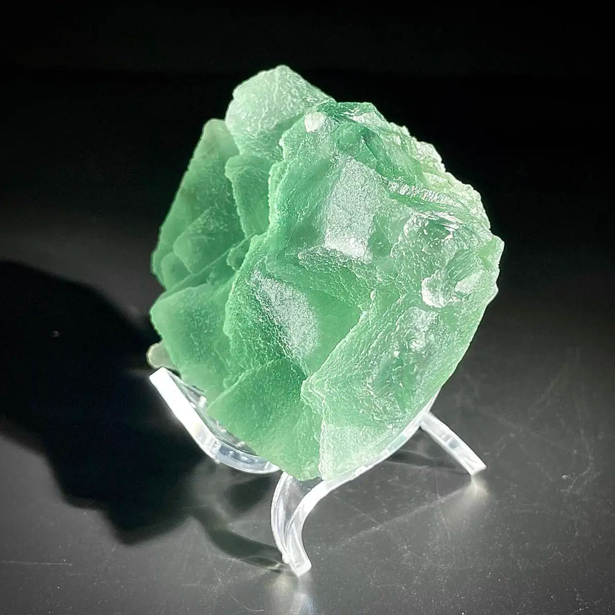 Natural Green Fluorite Crystal Specimen | Hunan, China | 820g | 12*7.5*6cm