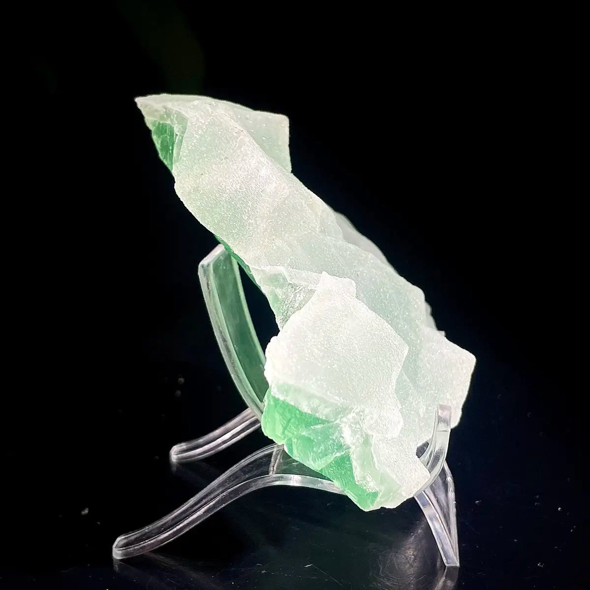 Natural Green Fluorite Crystal Specimen | Hunan, China | 410g | 12.5*9.5*3cm