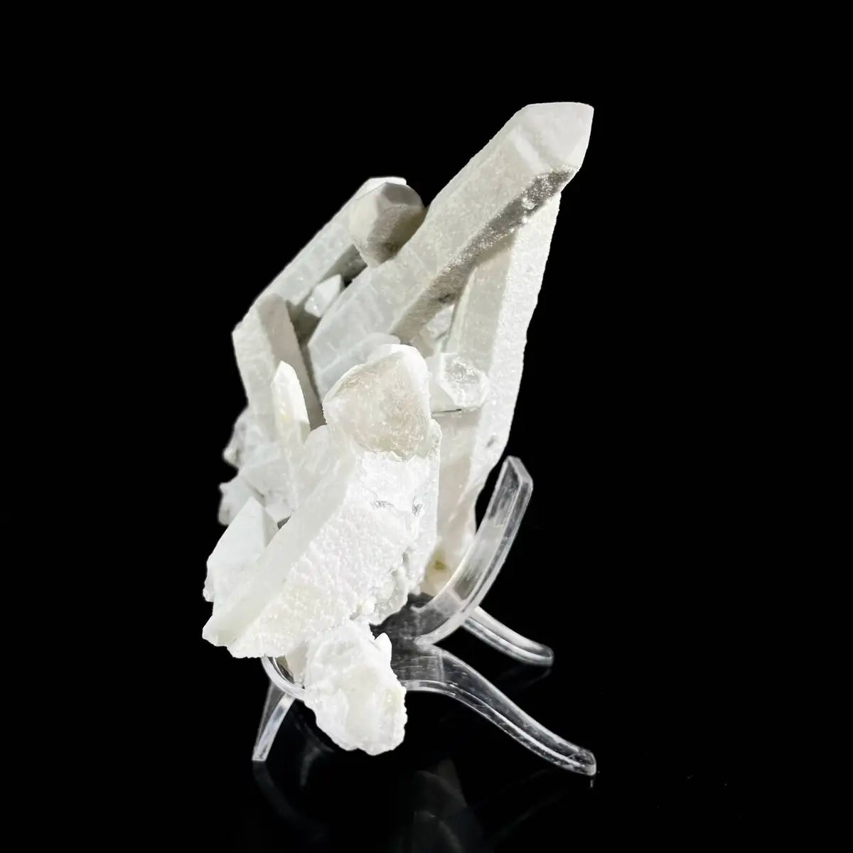 Natural Inner Mongolia Candle Quartz Crystal Cluster on Matrix | Rare Quartz Mineral Specimen | Mineral Collection | 570 g | 14*12*6 cm