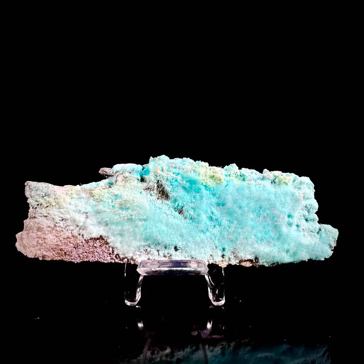 Natural Cyanotrichite Mineral Specimen | 40 g | 9*3*1 cm | Cyanotrichite Minerals | Morocco/DRC
