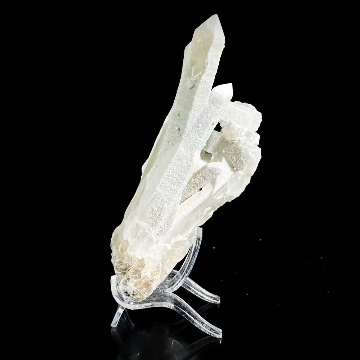 Natural Inner Mongolia Candle Quartz Crystal Cluster on Matrix | Rare Quartz Mineral Specimen | Mineral Collection | 420 g | 14*10*5 cm