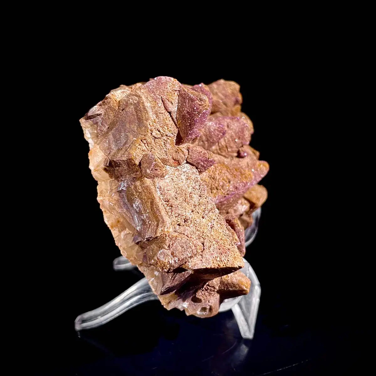 Natural Dogtooth Calcite Crystal Cluster on Matrix | Rare Carbonate Mineral Specimen | Mineral Collection | 200 g | 9.5*7*3.5 cm