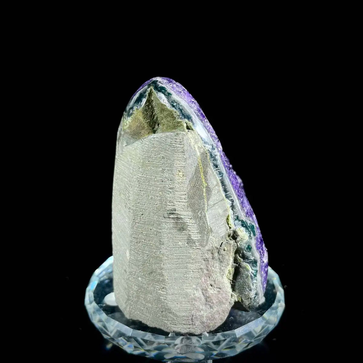 Natural Uruguay Amethyst Crystal Cluster on Matrix | Rare Quartz Mineral Specimen | Mineral Collection | 310 g | 8.5*6*5 cm