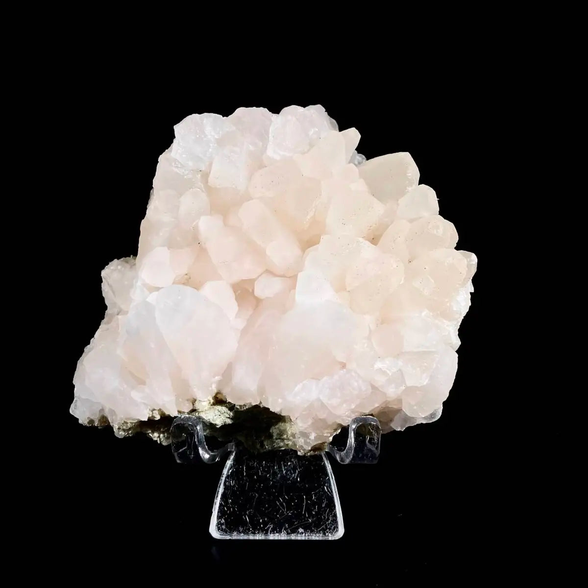 Natural Pink Calcite  Cluster on Matrix | Rare Carbonate Mineral Specimen | Mineral Collection | 290 g | 9*8*4.5 cm