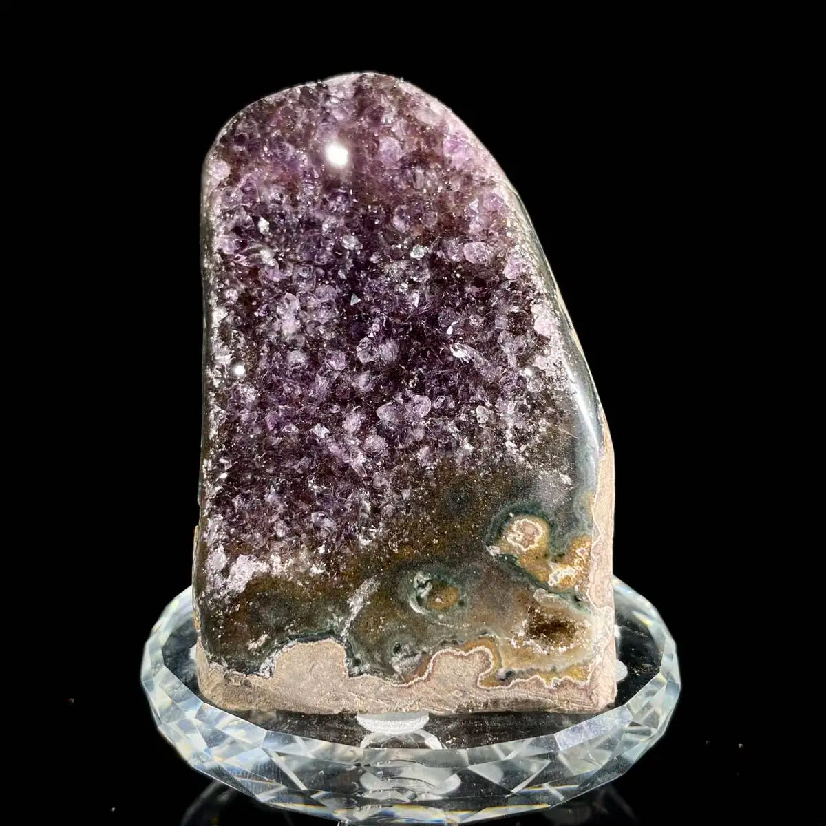 Museum Grade Natural Brazilian Rainbow Quartz Crystal Cluster with Polished Base | 300g |9*6*5 cm | Collector Mineral Specimen | Brazil