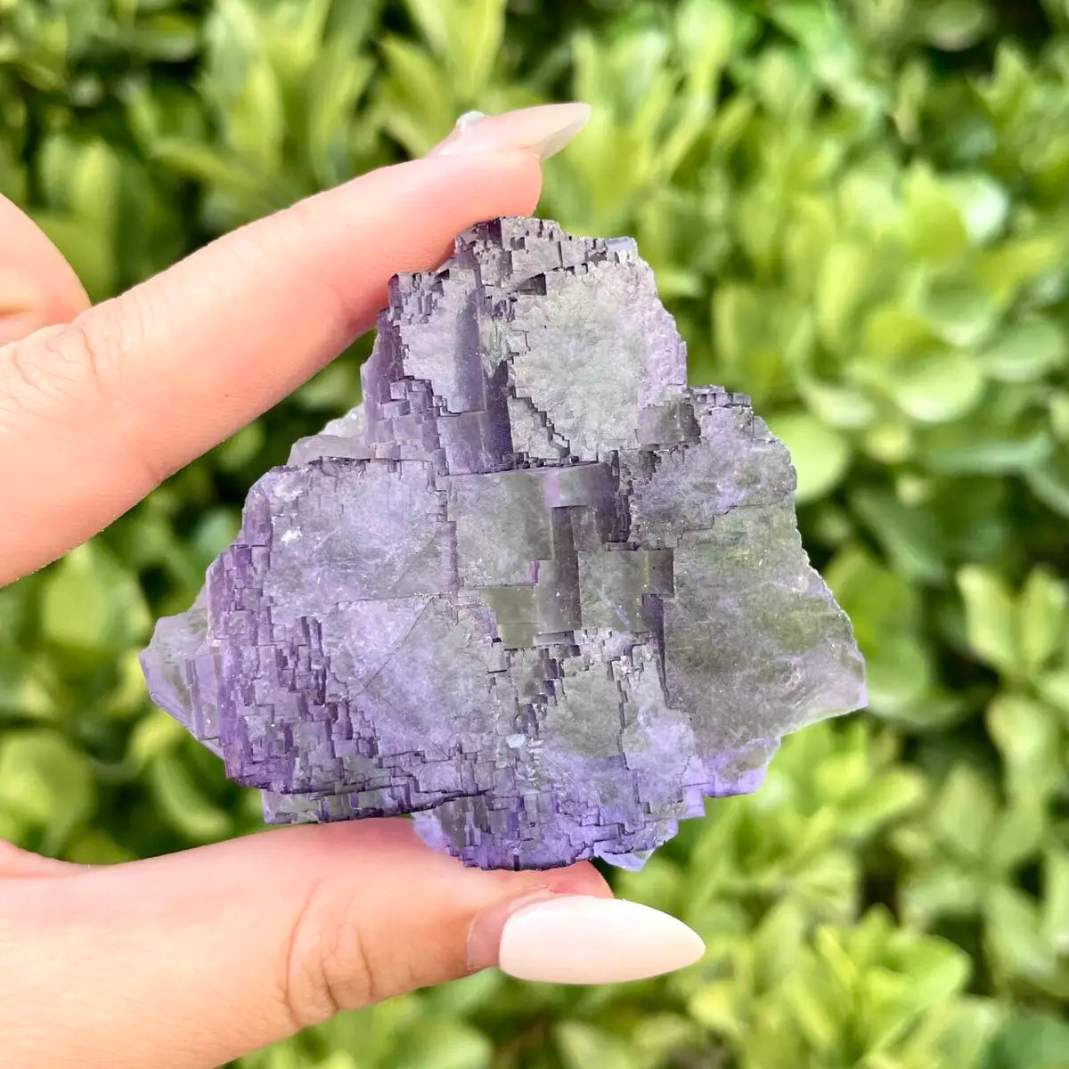 Xinjiang Matrix Fluorite Specimen | Xinjiang, China | 100g |  5.5*6.5*2.5cm | Fluorite on Matrix | Collector Mineral Sample