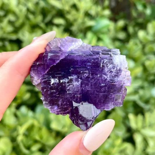 A415-Xinjiang Matrix Fluorite Specimen | Xinjiang, China | 90g |  5*4.5*4cm | Fluorite on Matrix | Collector Mineral Sample