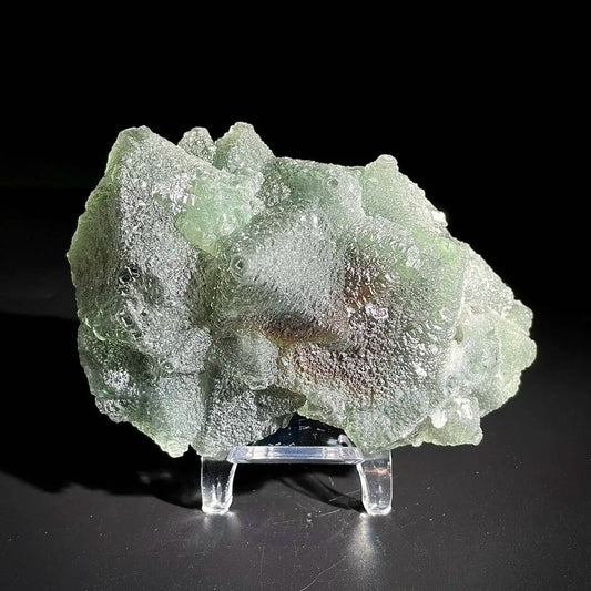 A12-Natural Green Fluorite Crystal Specimen | Hunan, China | 500g | 11*7.5*5.5cm