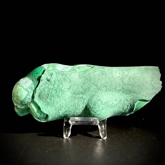 Natural Stalactitic Malachite Specimen | Katanga, DR Congo | 220 g | 10*4.5*2.5 cm