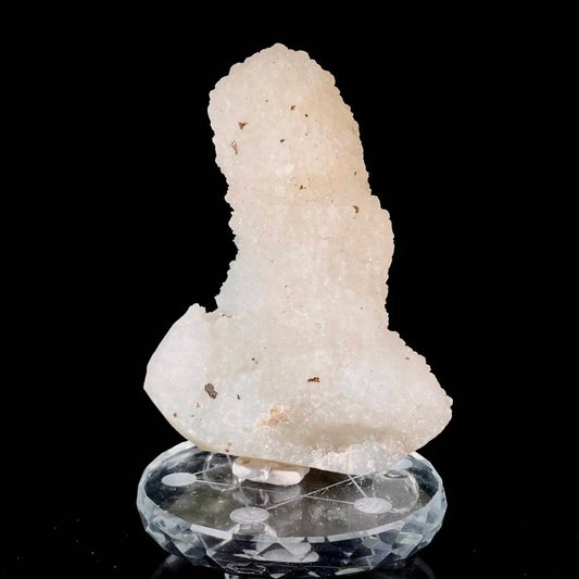 Natural Indian Apophyllite Crystal Cluster | India |840g | 13 × 9.5× 7cm | Quartz & Carbonate Mineral Specimen | Uruguay