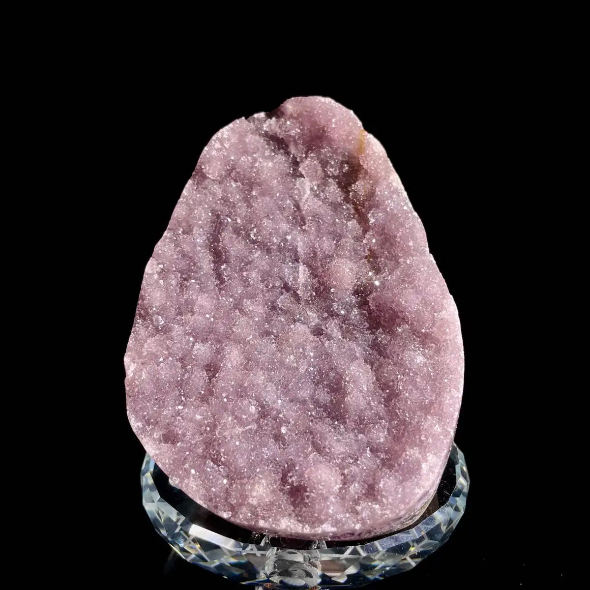 Museum Grade Natural Brazilian Rainbow Quartz Crystal Cluster with Polished Base | 420g | 8× 6.5 × 8cm | Collector Mineral Specimen | Brazil