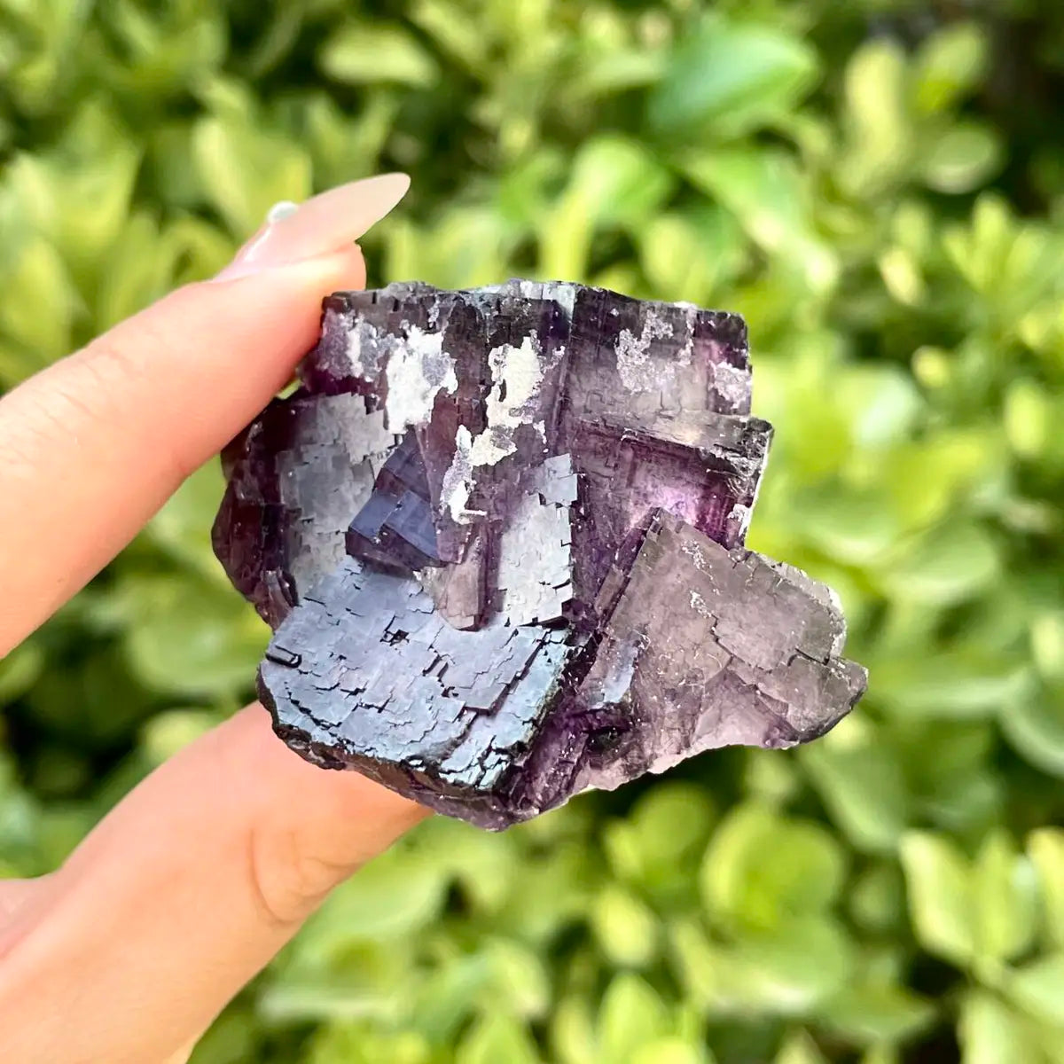 Xinjiang Matrix Fluorite Specimen | Xinjiang, China | 70g | 5.5*4.5*3 cm | Fluorite on Matrix | Collector Mineral Sample