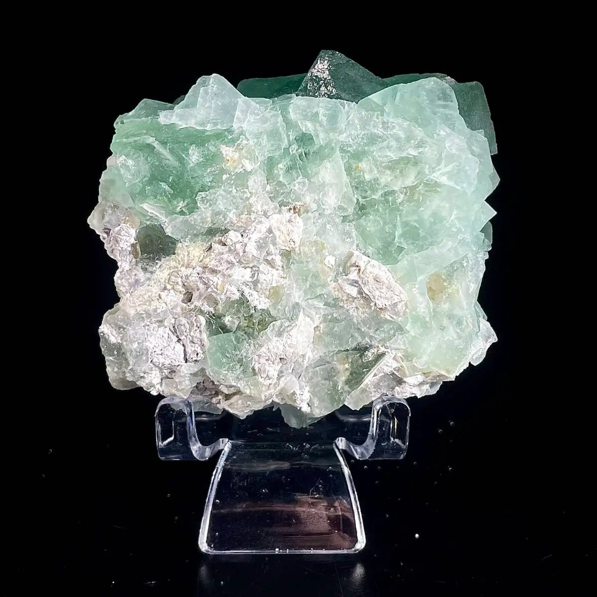 Natural Green Fluorite Crystal Specimen | Hunan, China | 240g | 7*6.5*4.5cm