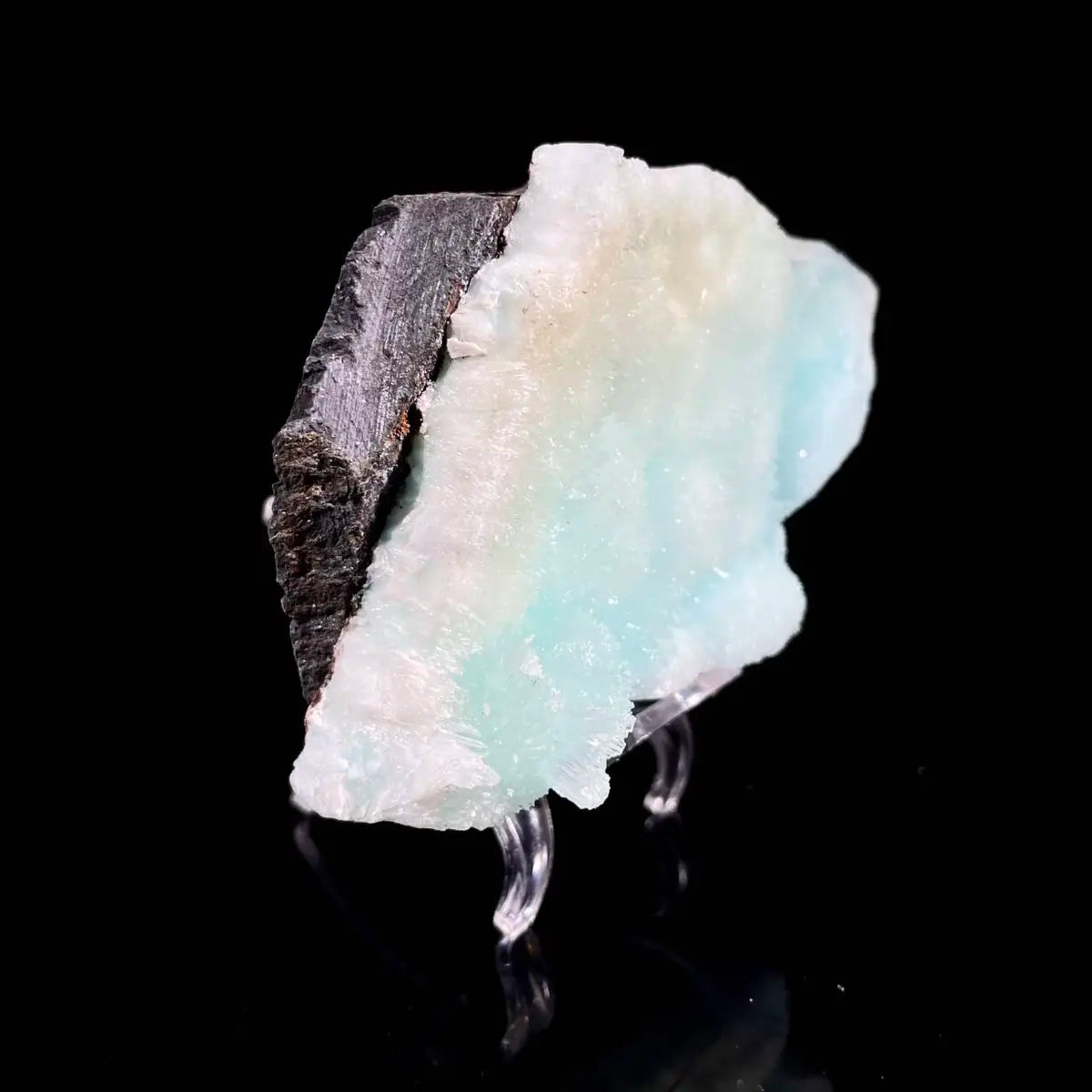 Natural Blue Aragonite Specimen-Guizhou,China- 340 g- 11*8*2.5 cm