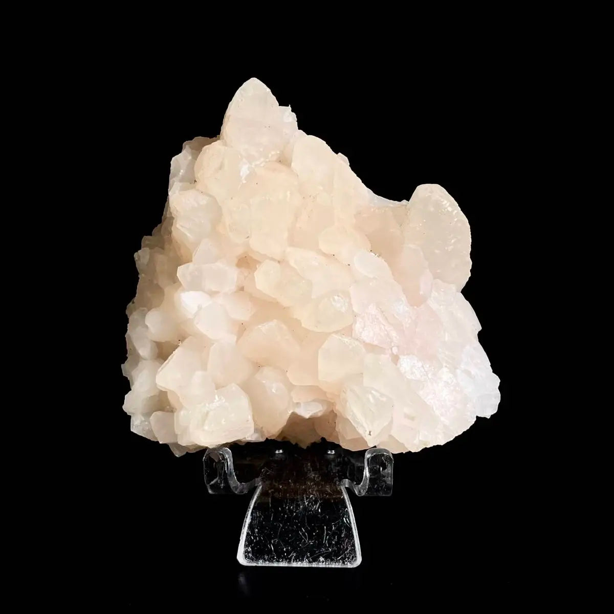 Natural Pink Calcite  Cluster on Matrix | Rare Carbonate Mineral Specimen | Mineral Collection | 380 g | 9.5*9.5*4 cm