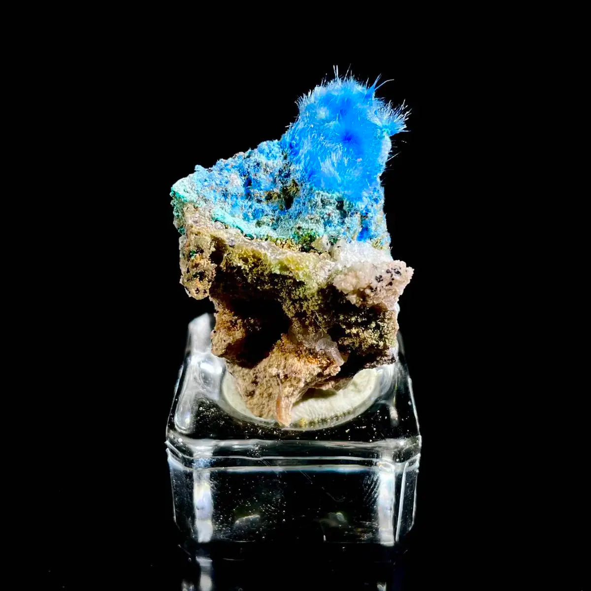 Natural Cyanotrichite Mineral Specimen | 20 g | 3*2.5*2 cm | Cyanotrichite Minerals | Morocco/DRC