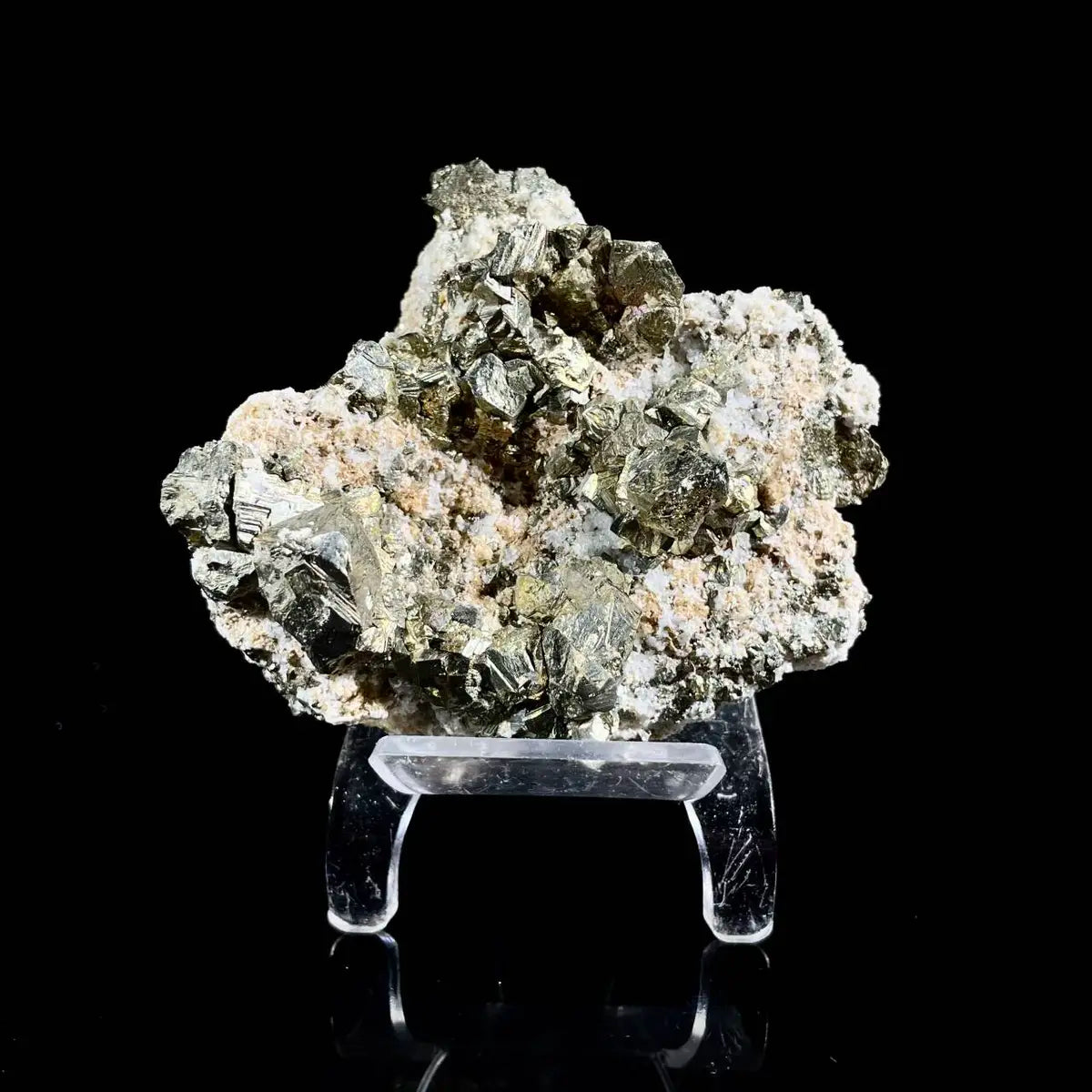 Natural Peruvian Chalcopyrite Mineral Specimen | 320 g | 9.5*8.5*5 cm | Sulfide Minerals | Peru