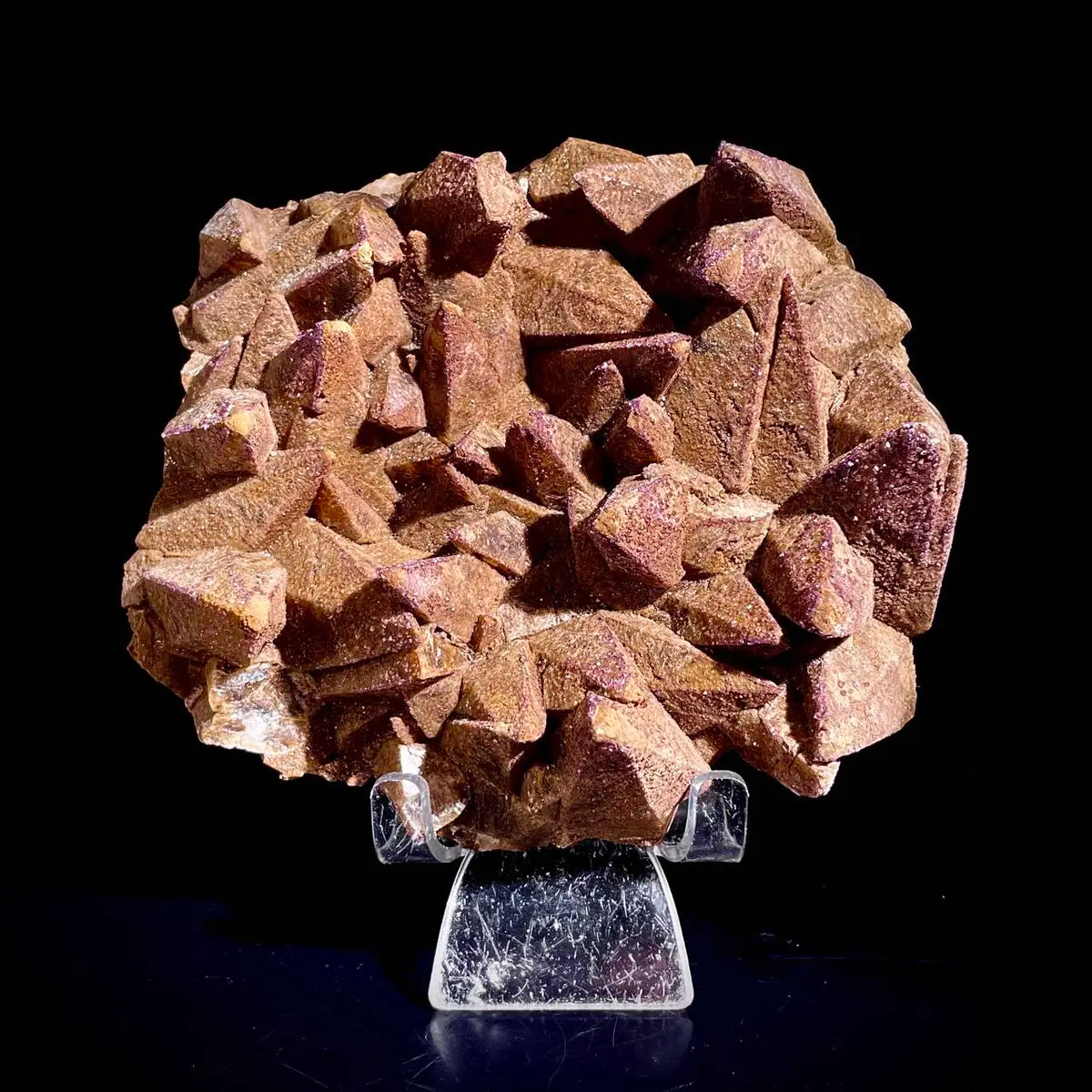 Natural Dogtooth Calcite Crystal Cluster on Matrix | Rare Carbonate Mineral Specimen | Mineral Collection | 790 g | 14*12*4 cm