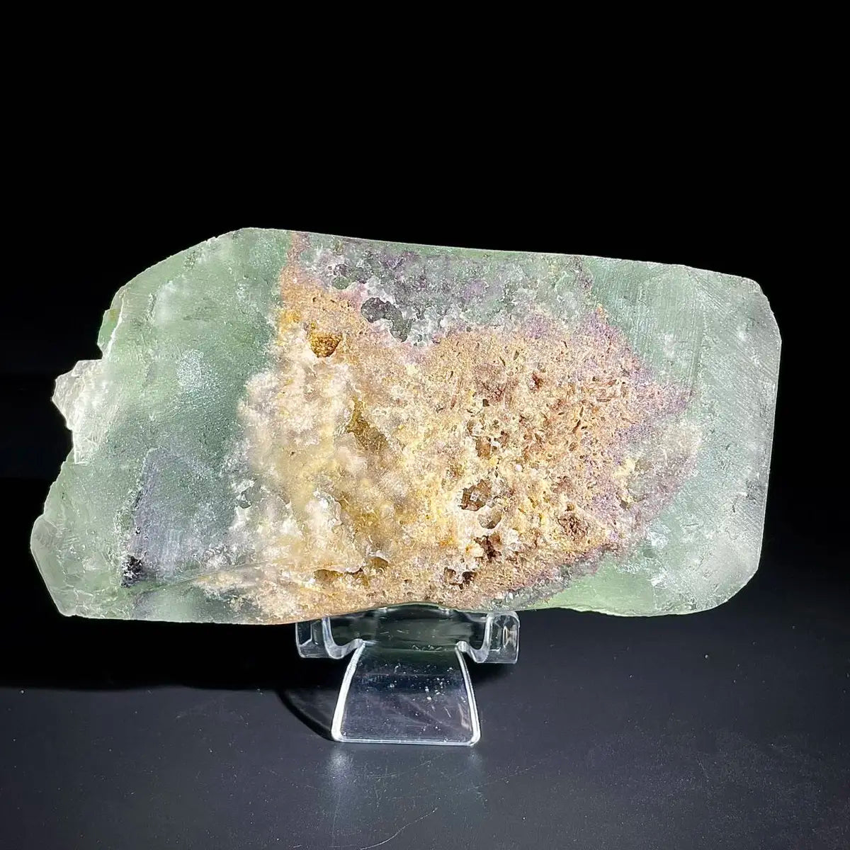 Natural Green Fluorite Crystal Specimen | Hunan, China | 950g | 14*8*5cm