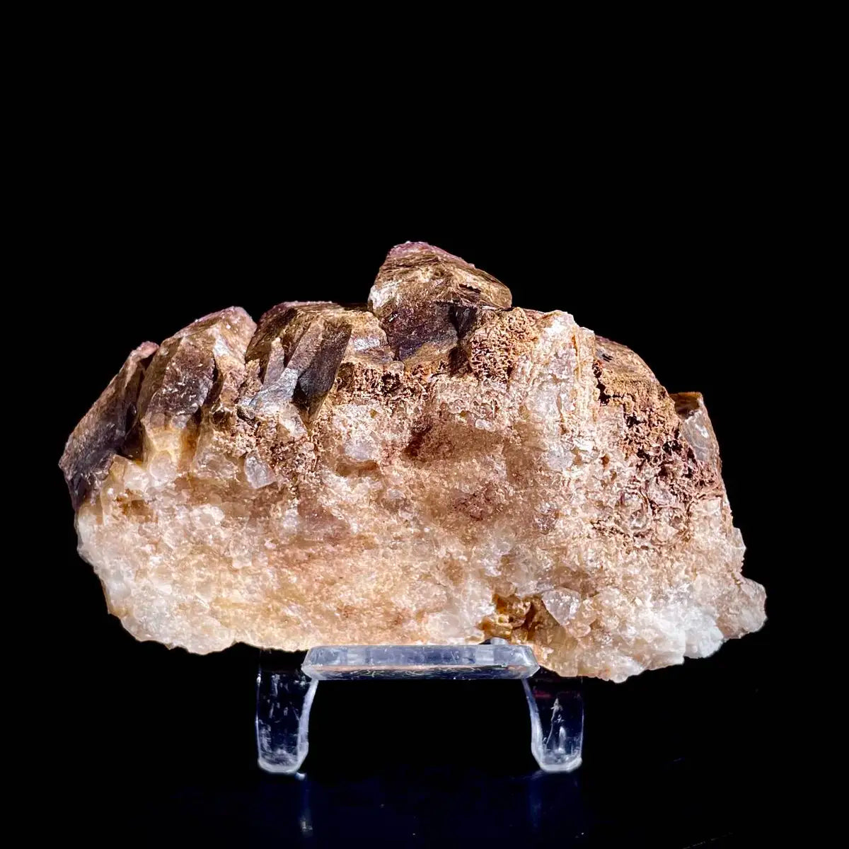 Natural Dogtooth Calcite Crystal Cluster on Matrix | Rare Carbonate Mineral Specimen | Mineral Collection | 170 g | 9.5*5*3.5 cm